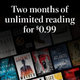 Two Months Kindle Unlimited | $1 | Amazon